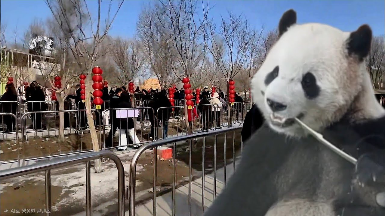 서쪽 끝 신장 우루무치 동물원에 판다의 인기 좀 보세요...!? | 신장 판다 동물원 xinjiang Panda