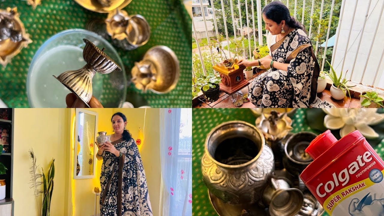 🧿అమ్మవారికి ముడుపు మొదటి శ్రావణ శుక్రవారం రోజున🙏|వెండి సామాగ్రిని ఎలా శుభ్రపరిస్తే మెరిసిపోవాల్సిందే
