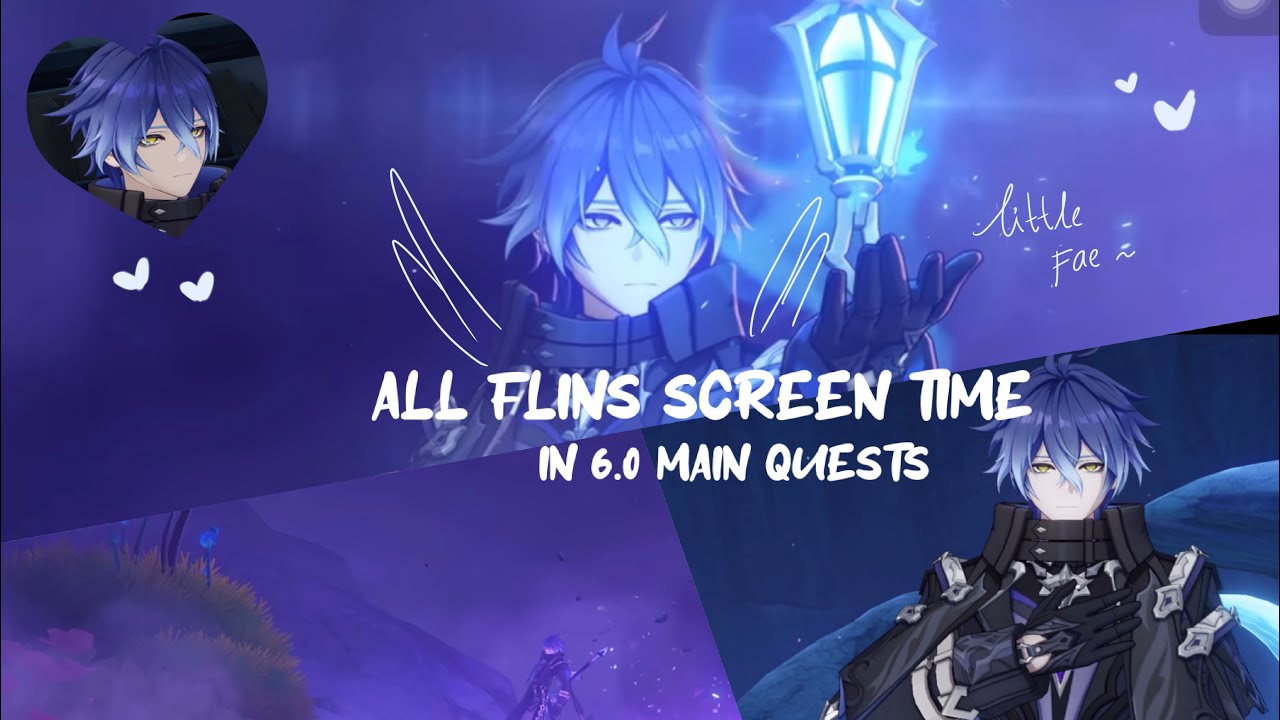 ALL FLINS SCENES in 6.0 Genshin Impact Main Quest (Eng Dub) | #flins #genshinimpact #nodkrai