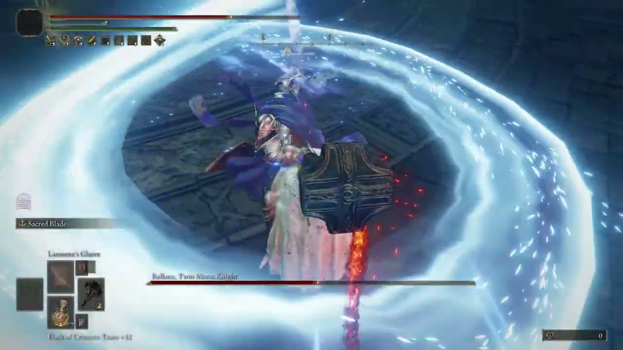 Rellana's phase transition doesn't have hitbox