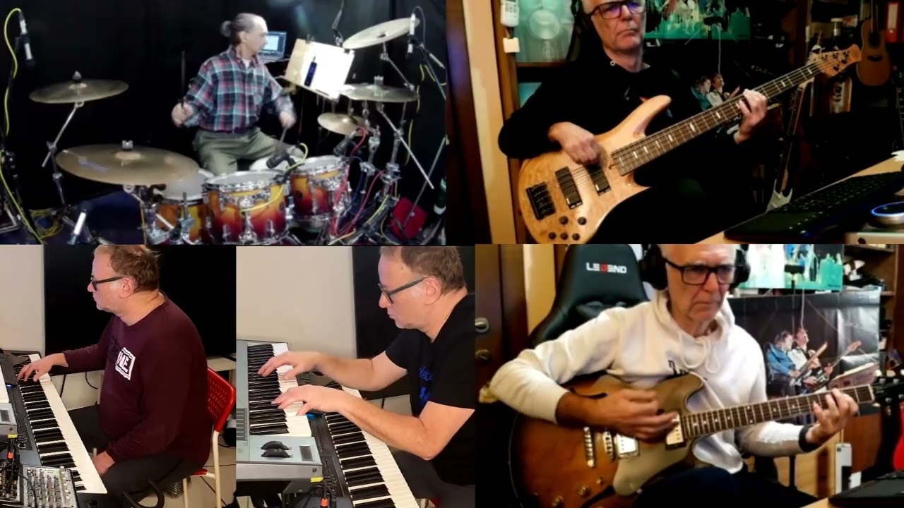ALAN PARSON PROJECT - Breakdown HD guitar, bass, drums, keyboards international remote cover band