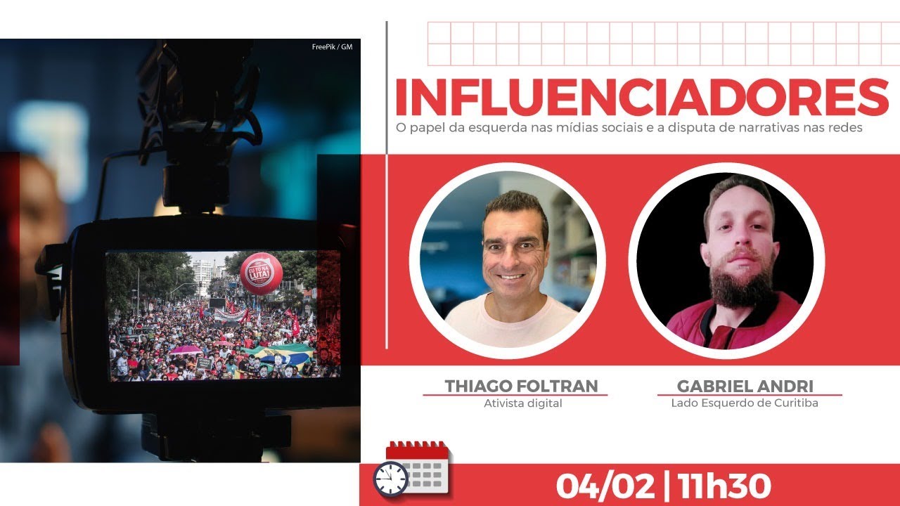 🚩🤳✊🏾 Influenciadores: O papel da esquerda e a disputa de narrativas nas redes | Quarta Sindical