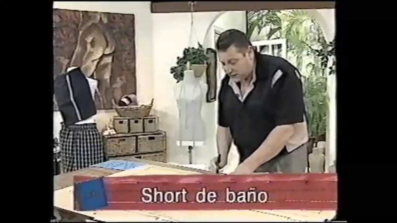 Puntos y Puntadas 211. Short de Baño Hombre Talle 50. Moldería. Hermenegildo.