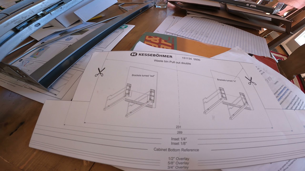 Replacing Kessebohmer Garbage Can Drawer Rails