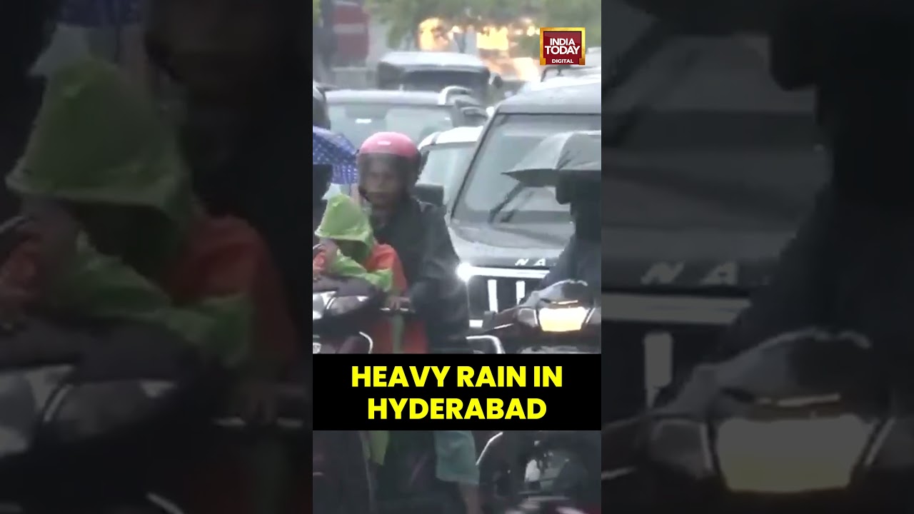 Heavy Rain Lashes Parts Of Hyderabad | India Today | Weather News