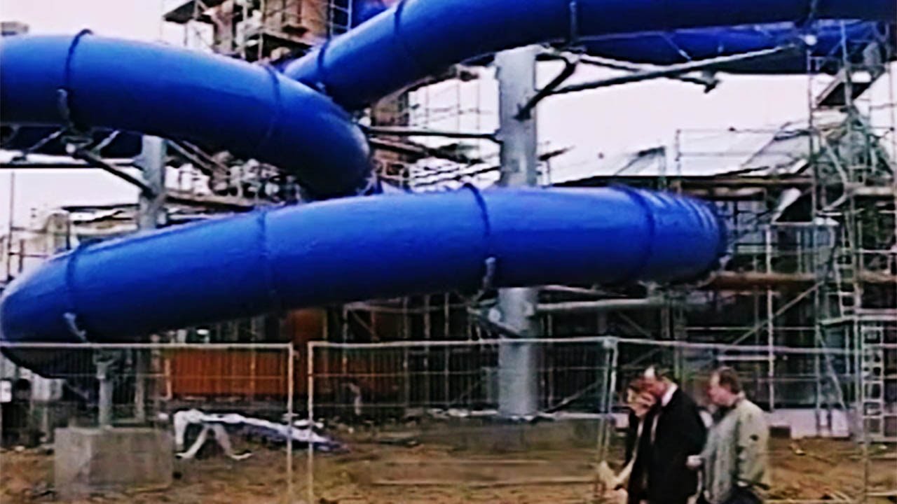 Baustellen-Besichtigung in Eberswalde: baff Freizeitbad & Sportzentrum Westend (10.03.2003)