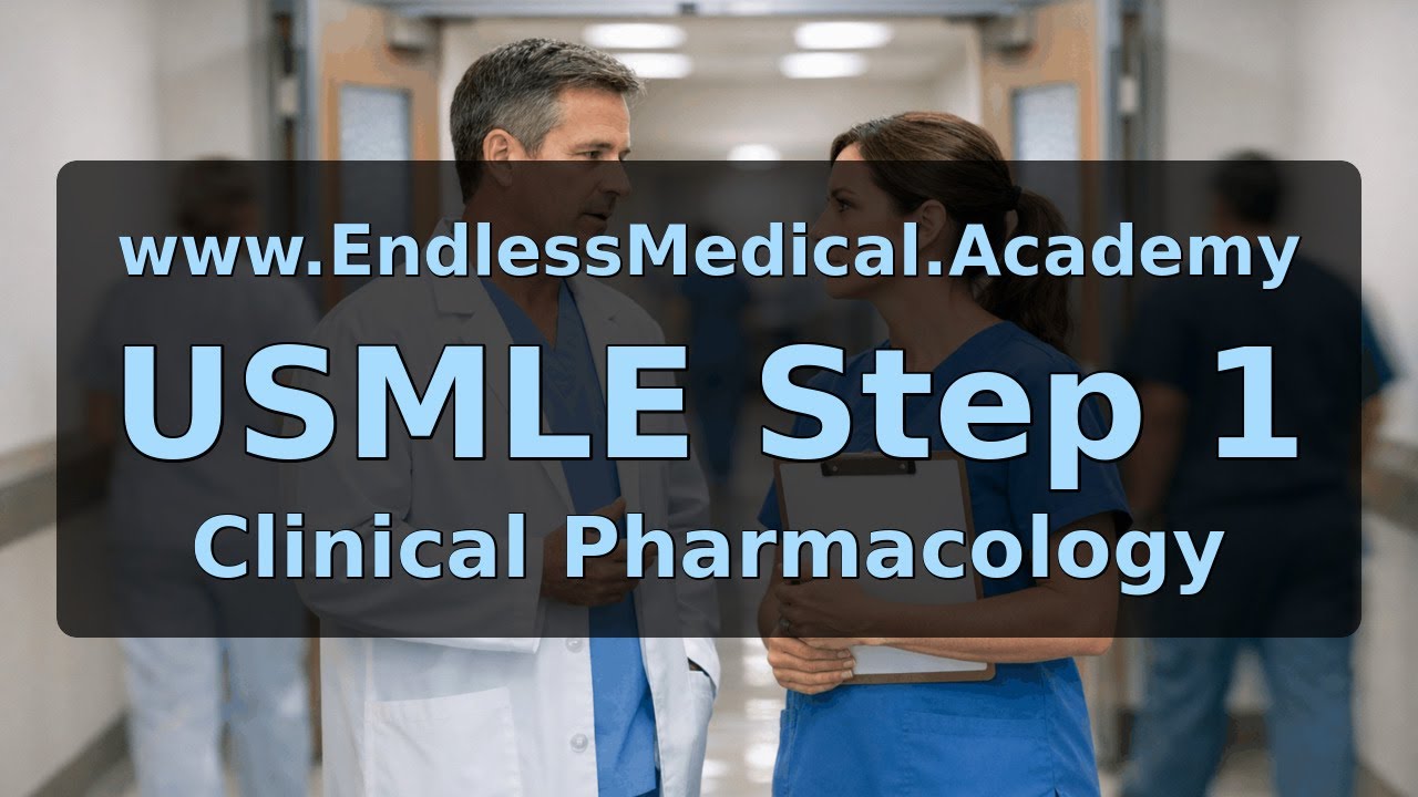 Clinical Pharmacology, USMLE Step 1 - Full Vignette with Extended Explanations