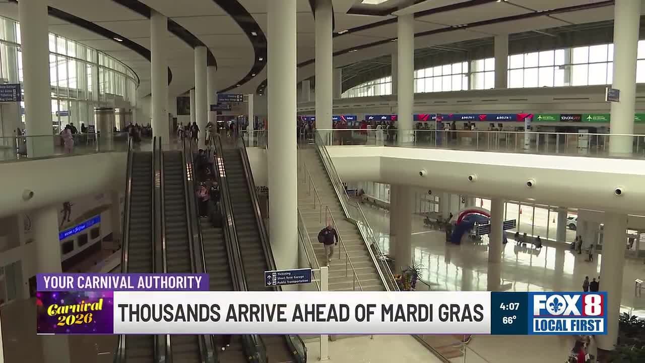 Visitors arrive ahead of the big parade weekend
