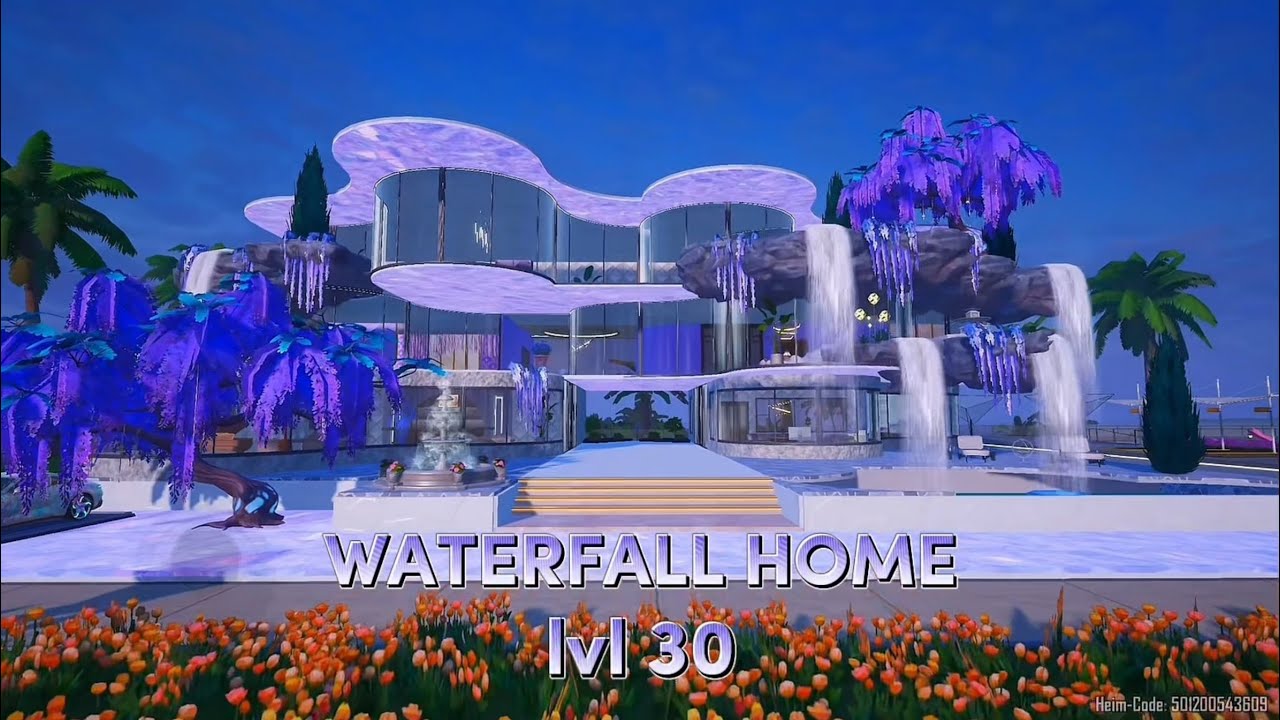 WATERFALL HOME LVL 30 TUTORIAL | PUBGHOME