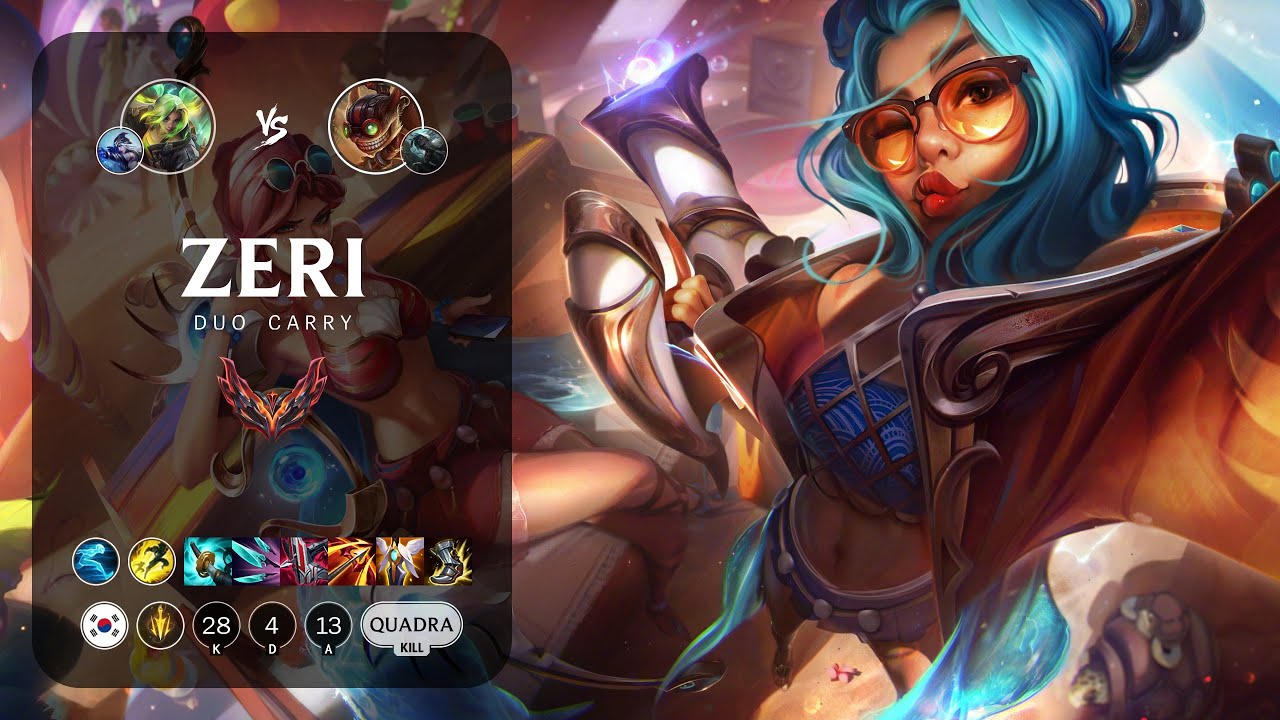Zeri ADC vs Ziggs - KR Grandmaster Patch 13.24