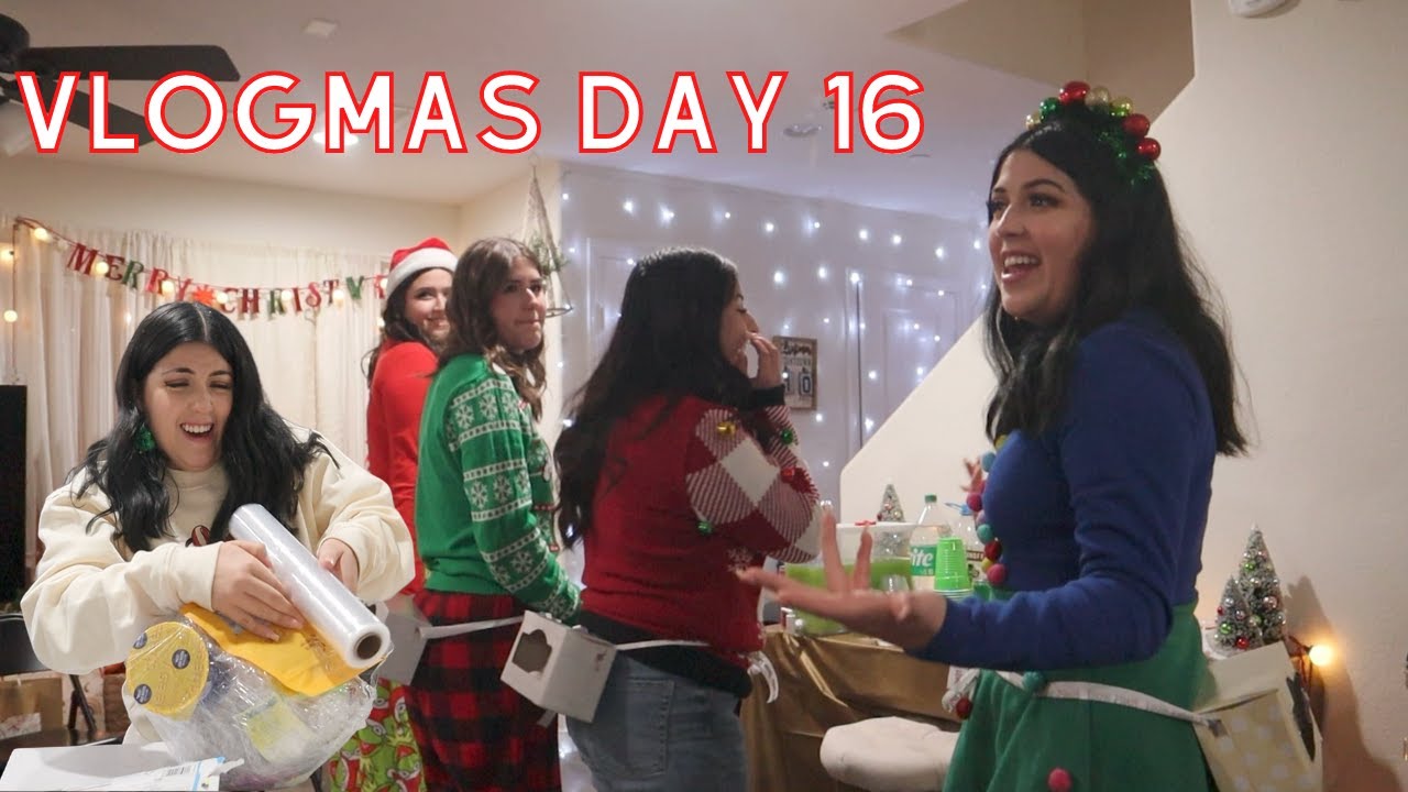 WE THREW AN UGLY SWEATER PARTY | VLOGMAS DAY 16