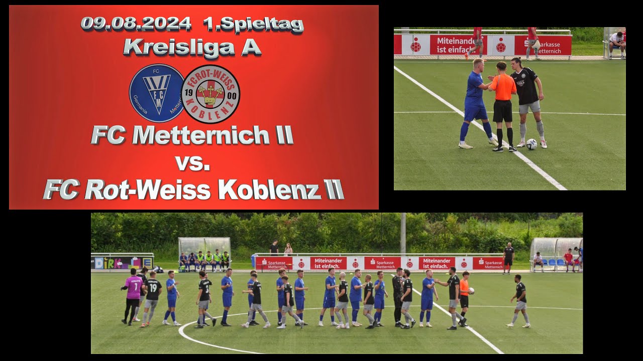 Kreisliga A: FC Metternich vs. FC Rot-Weiss Koblenz
