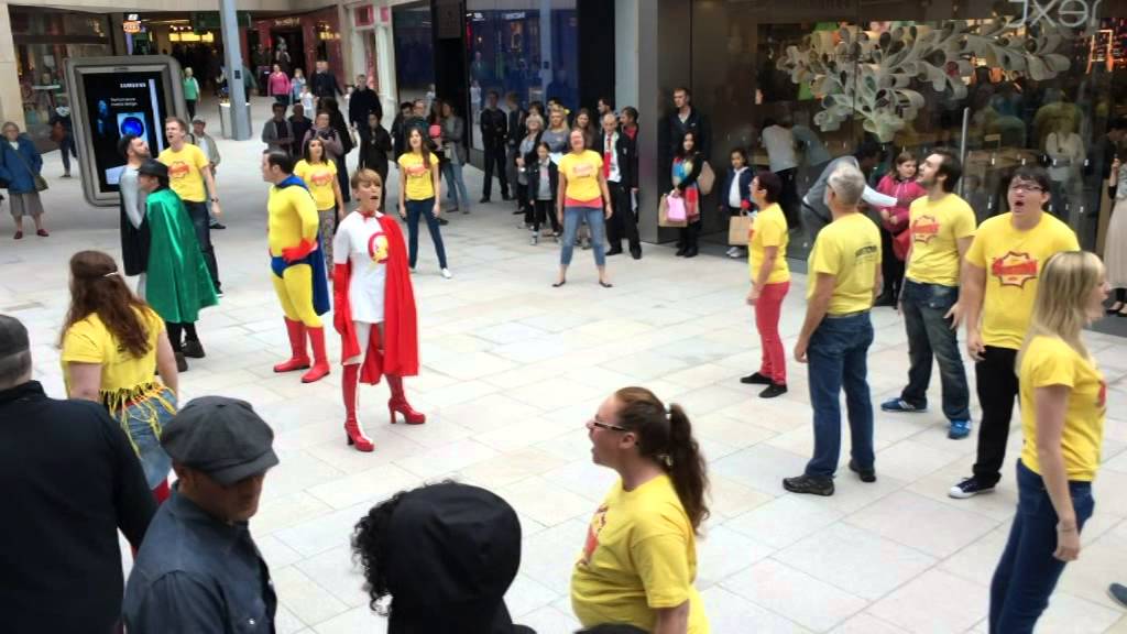 LIDOS - Supertown Flashmob at Trinity Leeds