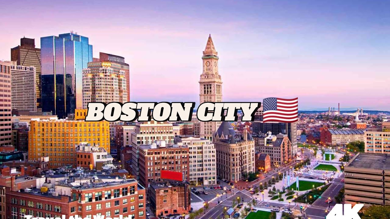 Flying Over Boston in 4K | Drone Footage of Iconic Landmarks & Skyline