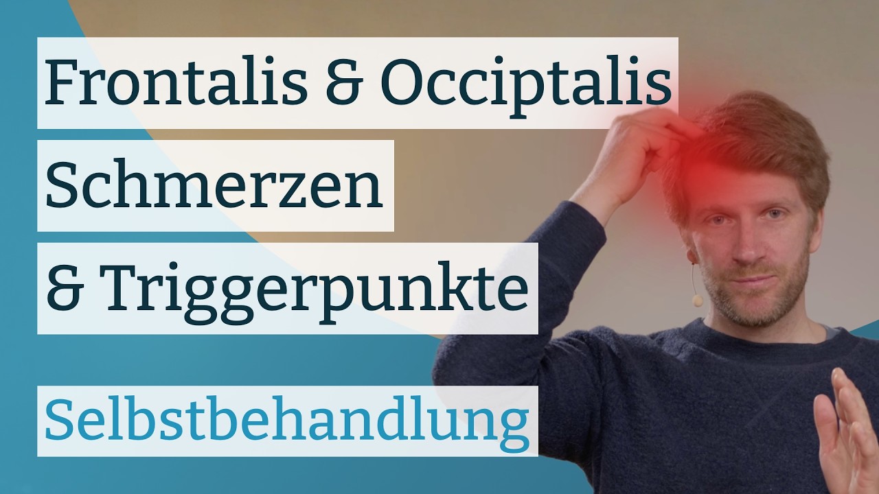 Frontalis Occipitalis Schmerzen und Triggerpunkte selbst behandeln