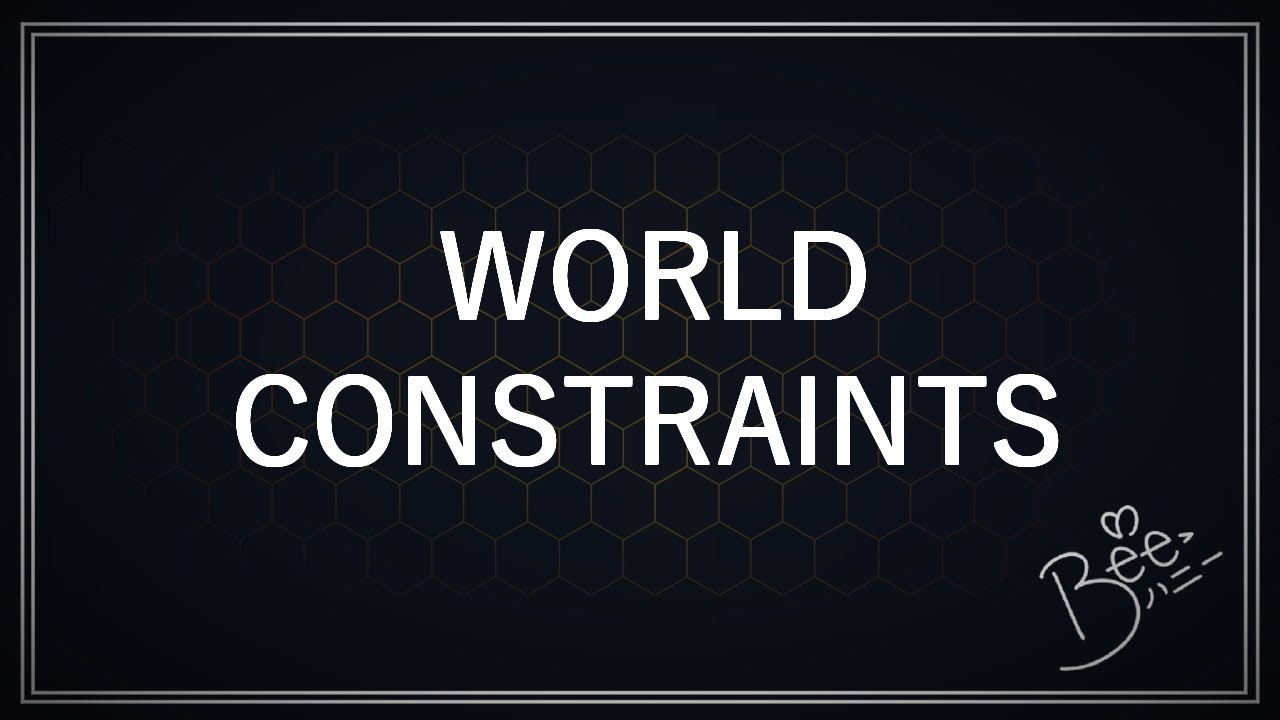 World Constraint Tutorial