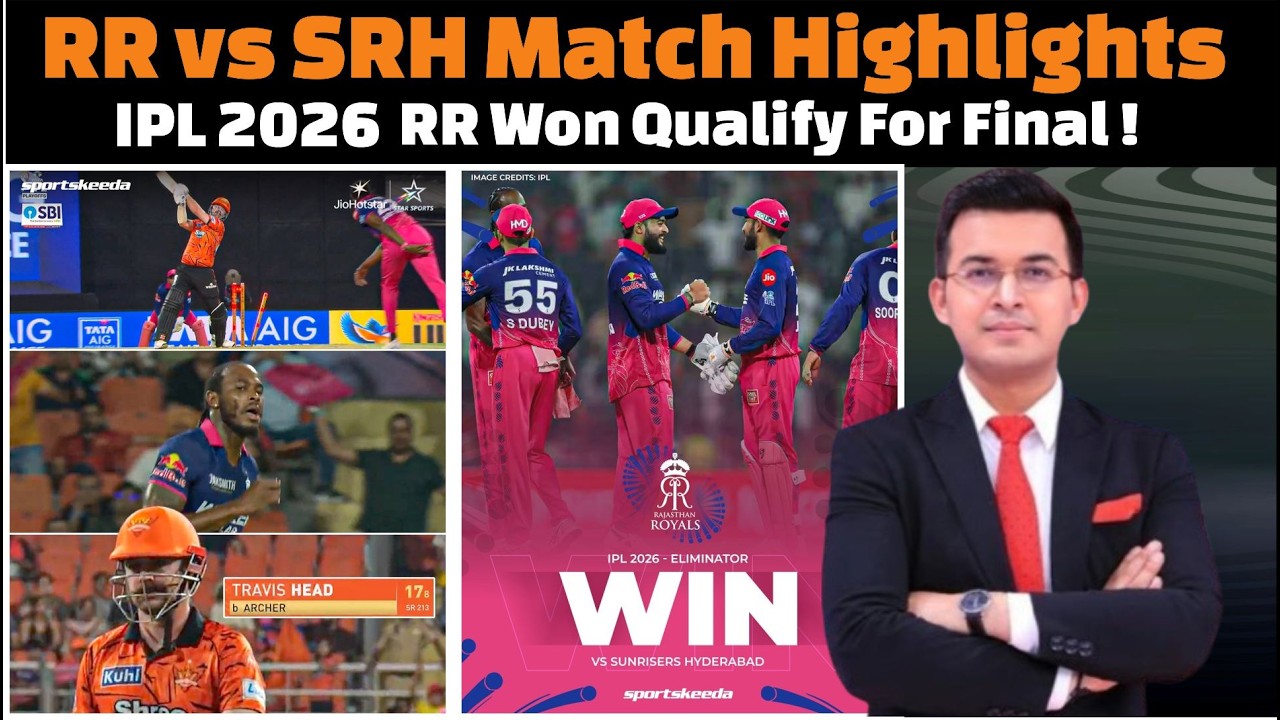 Rajasthan Royals vs Sunrisers Hyderabad complete match highlights IPL 2026 today.