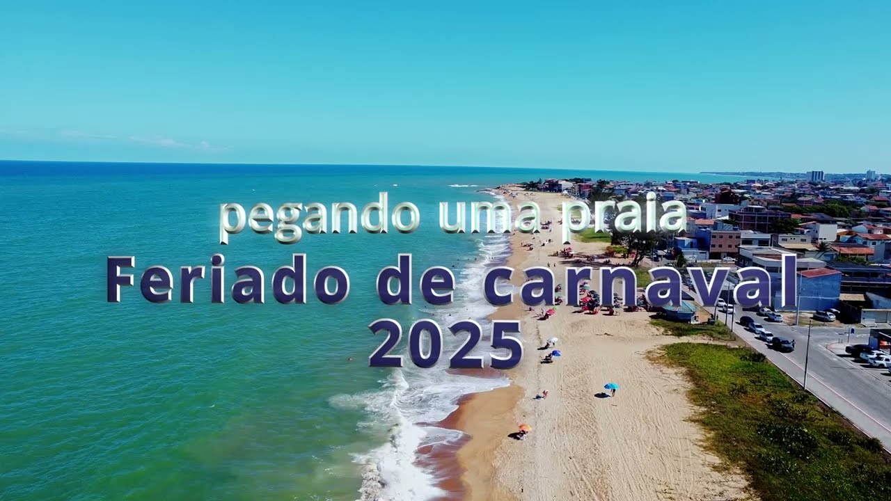 praia em marataizes 2025/ carnaval