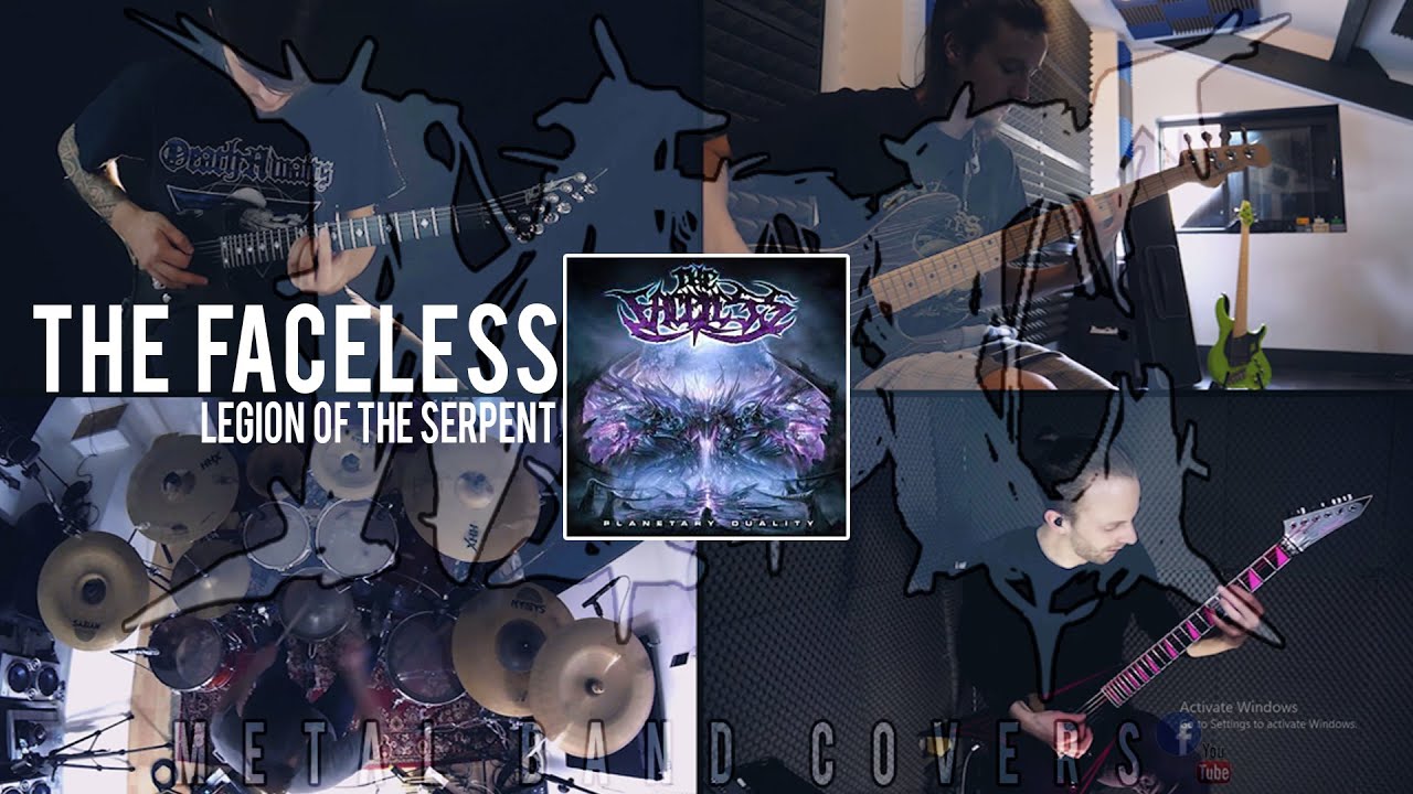 THE FACELESS  -  Legion Of The Serpent (Band Cover ft  Brutal Keys)