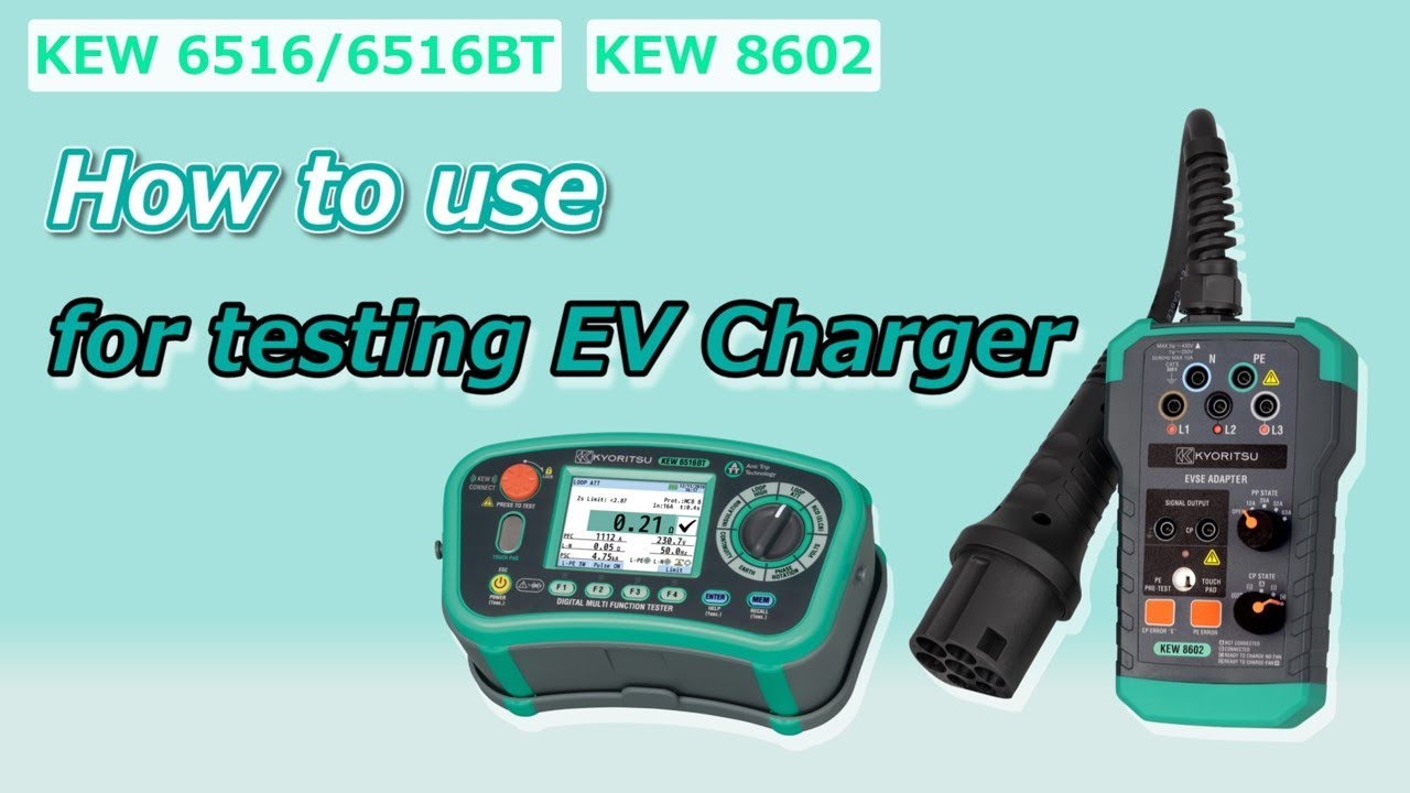 How to use EVSE ADAPTER KEW 8602+ MFT KEW 6516BT