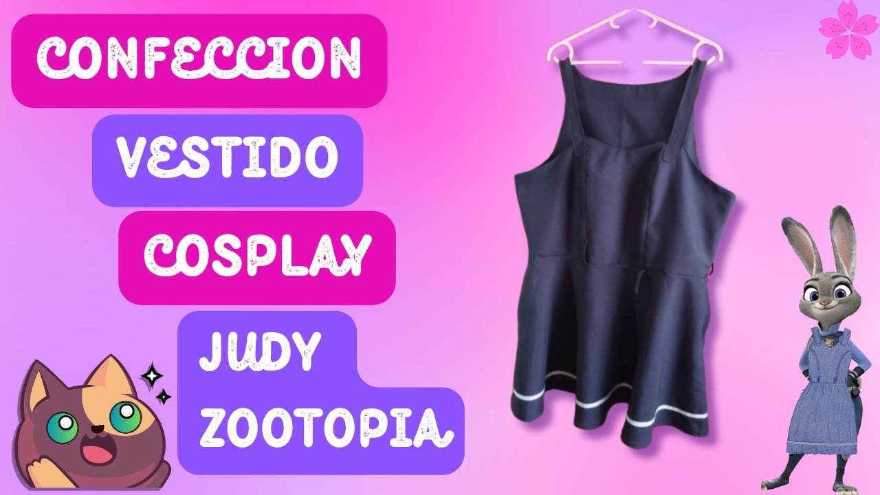 CONFECCIÓN VESTIDO// COSPLAY JUDY HOPS 🐇