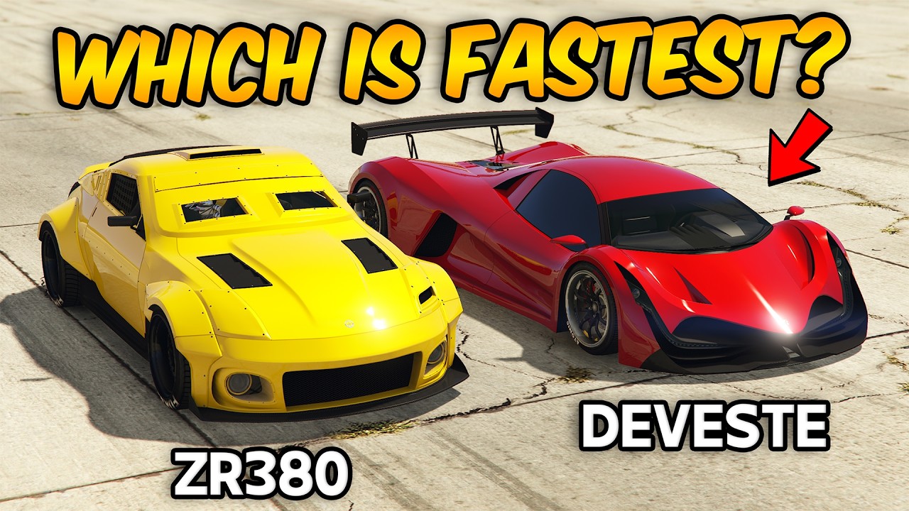 GTA 5 ONLINE - DEVESTE VS ZR380 (WHICH IS FASTEST?)