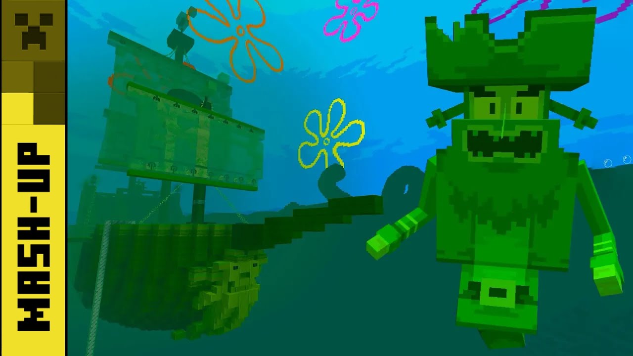 Spongebob Cannon Collecting - Spongebob Minecraft Mash-Up (8)