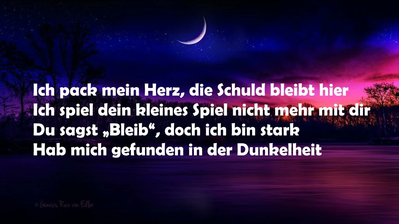 Kein Vielleicht mehr ( Bye Bye Bye) song with lyrics