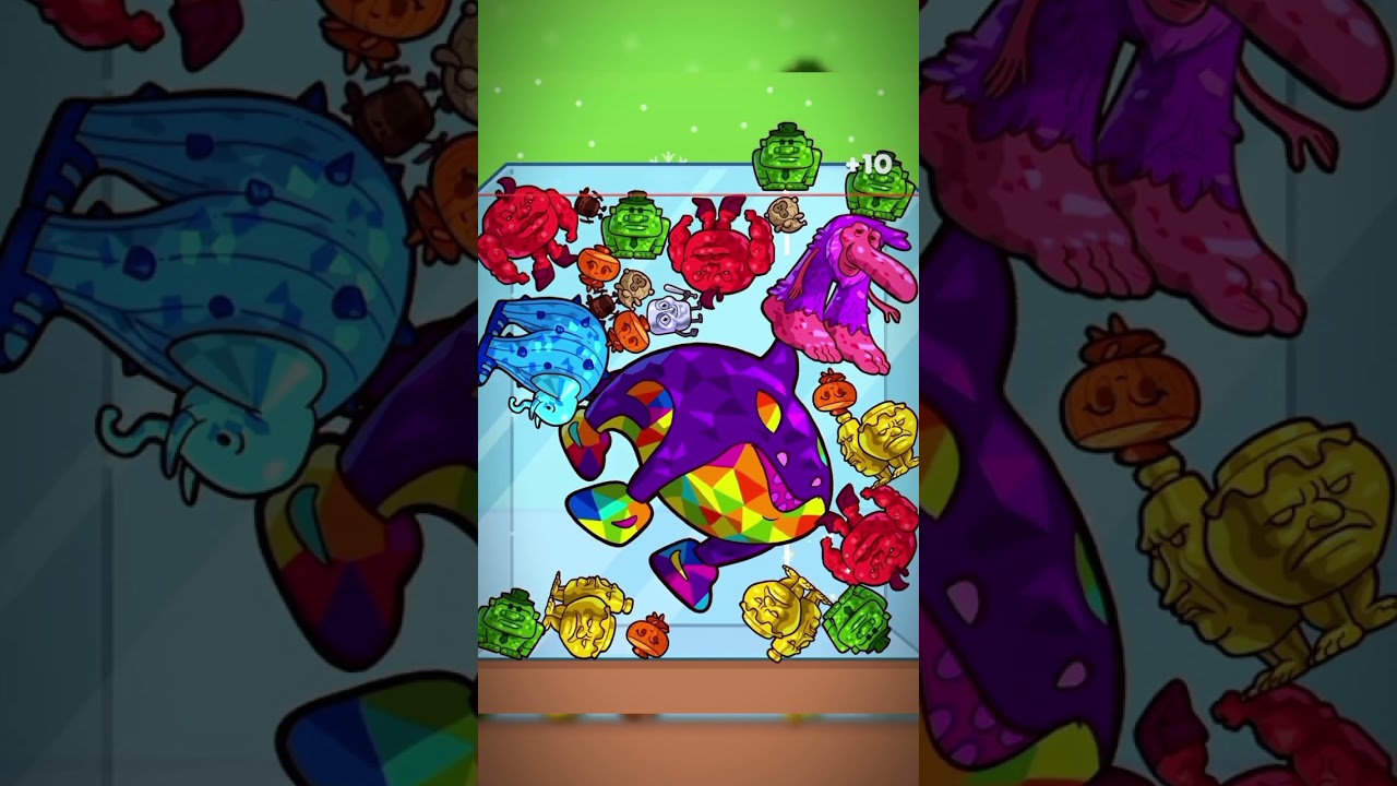 Merge Puzzle Drop Game #italianbrainrot #mergefellas