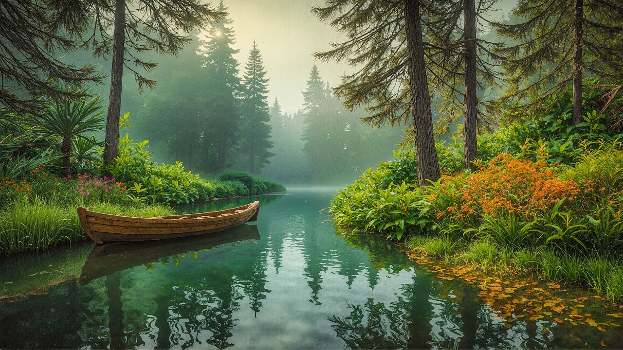 Расслабляющая и целебная музыка 🌿 Нежные звуки природы помогают успокоить ум #3