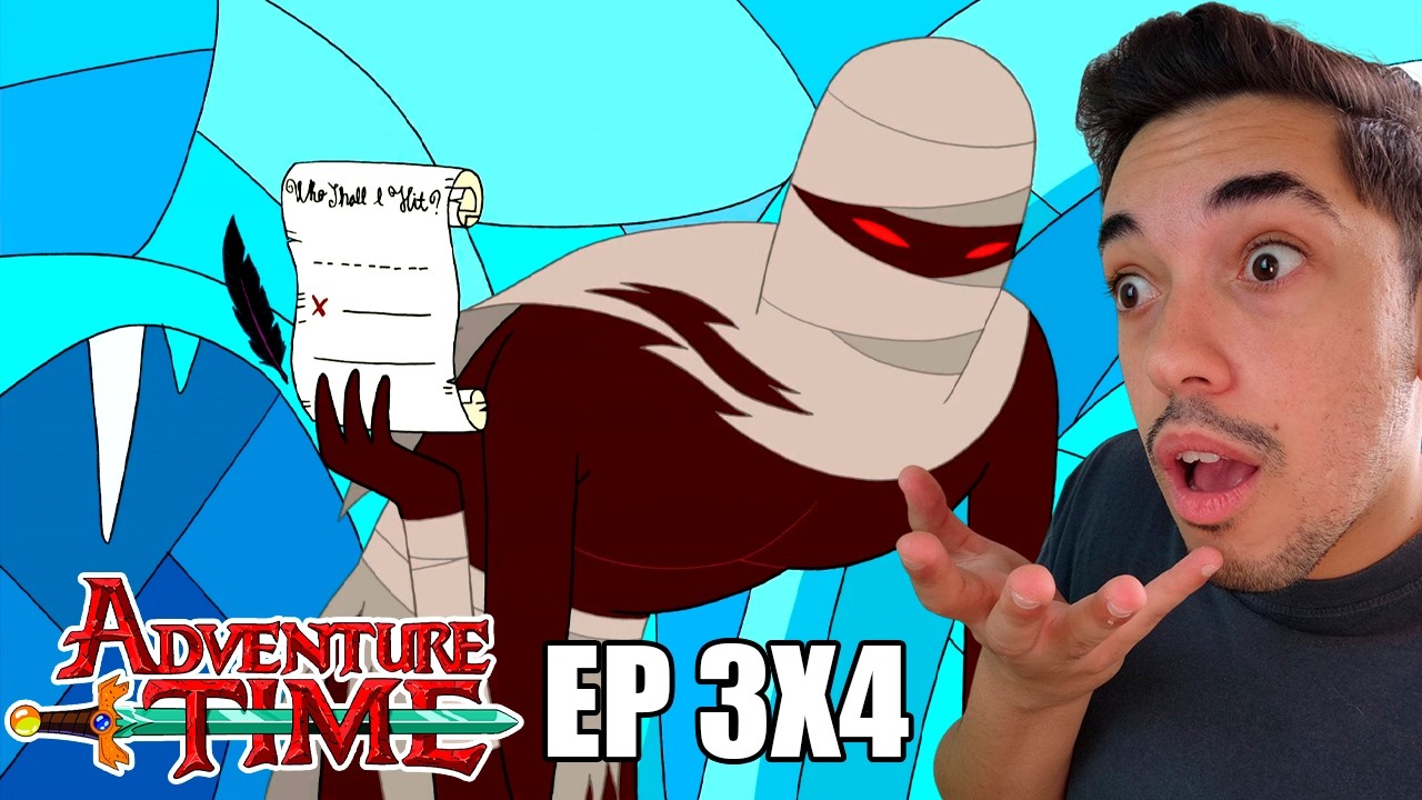 REI GELADO FEZ UM PACTO COM O...  / HORA DE AVENTURA EPISÓDIO 4 TEMPORADA 3 REACT