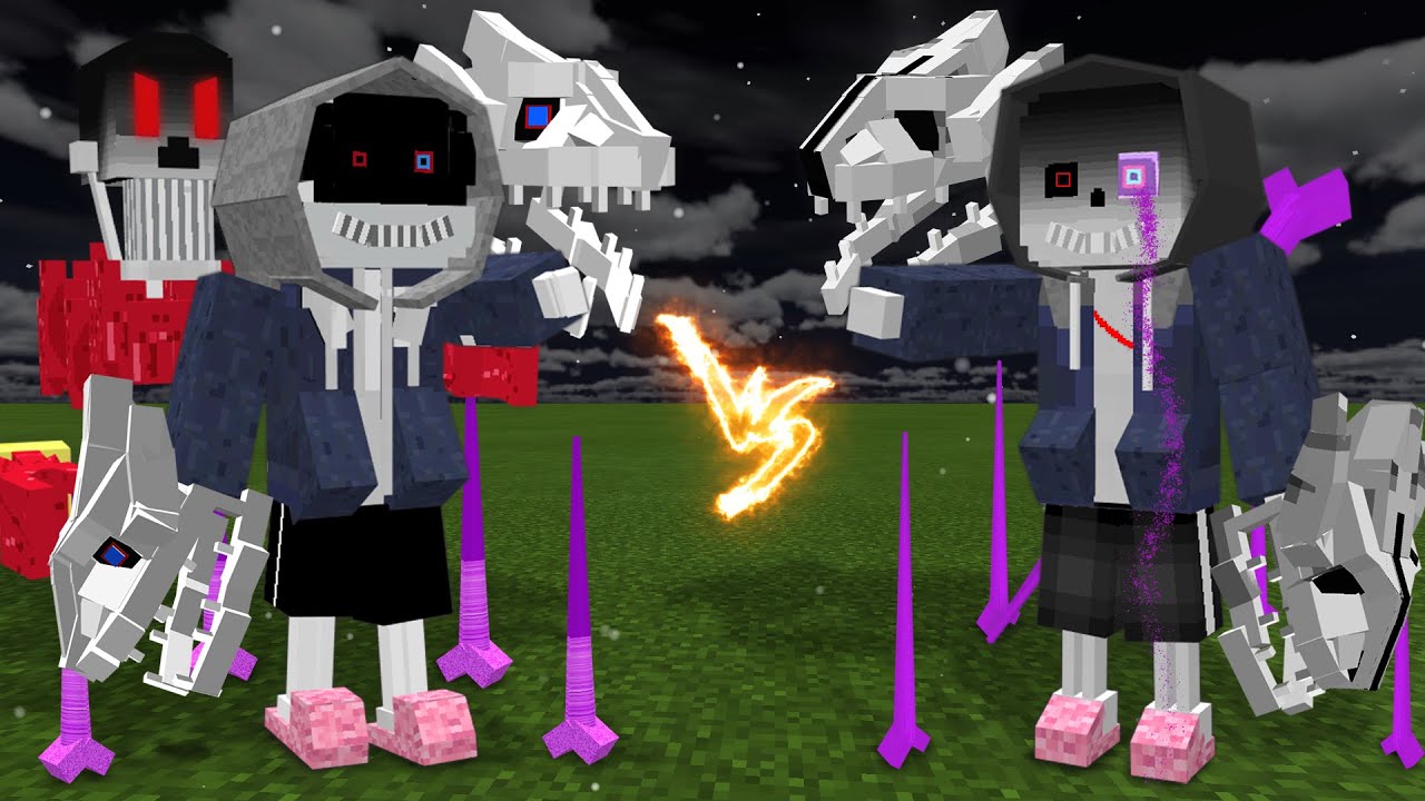 DUST SANS vs DUST SANS!  ||  TAG TEAM BATTLE!