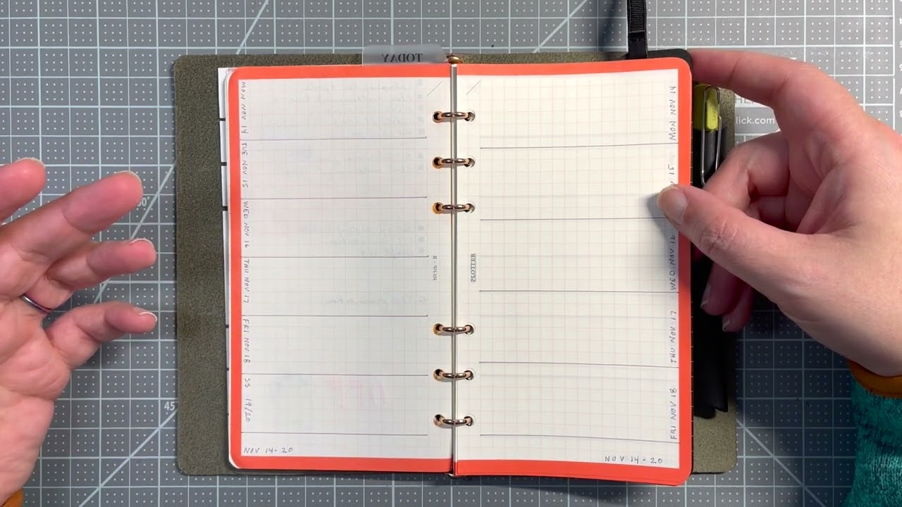 HOW I USE MY PLOTTER | Divided weekly layout