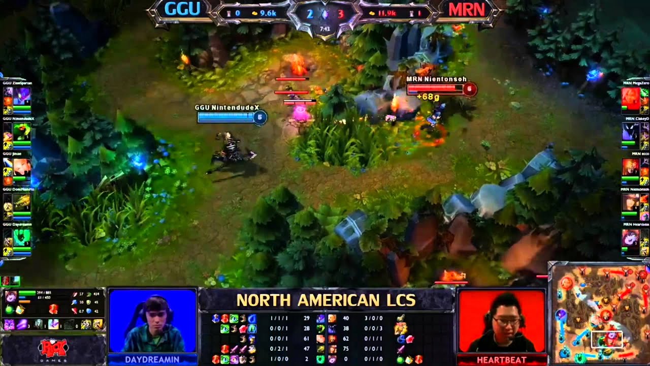 Good Game University vs Team MRN  LCS  NA W9D1 *** NO PAUSES NO EXTRA COMENTARY ***