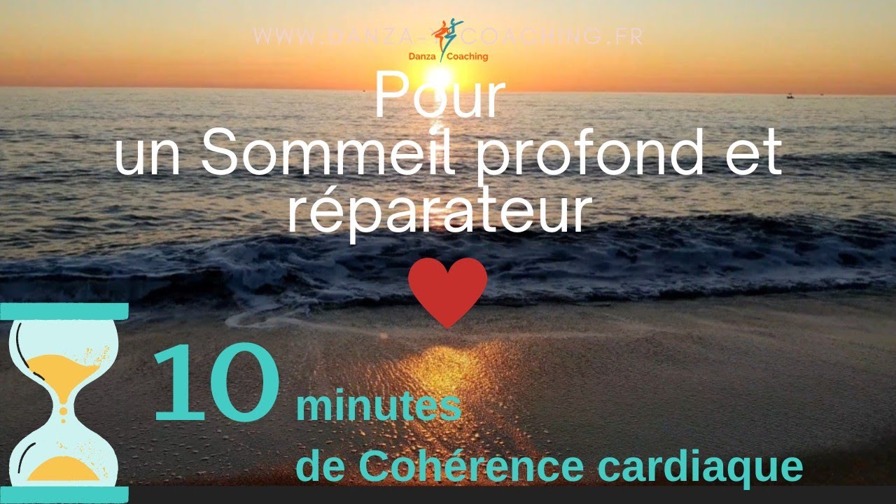 Pour un sommeil profond et réparateur 10 minutes de cohérence cardiaque ❤️