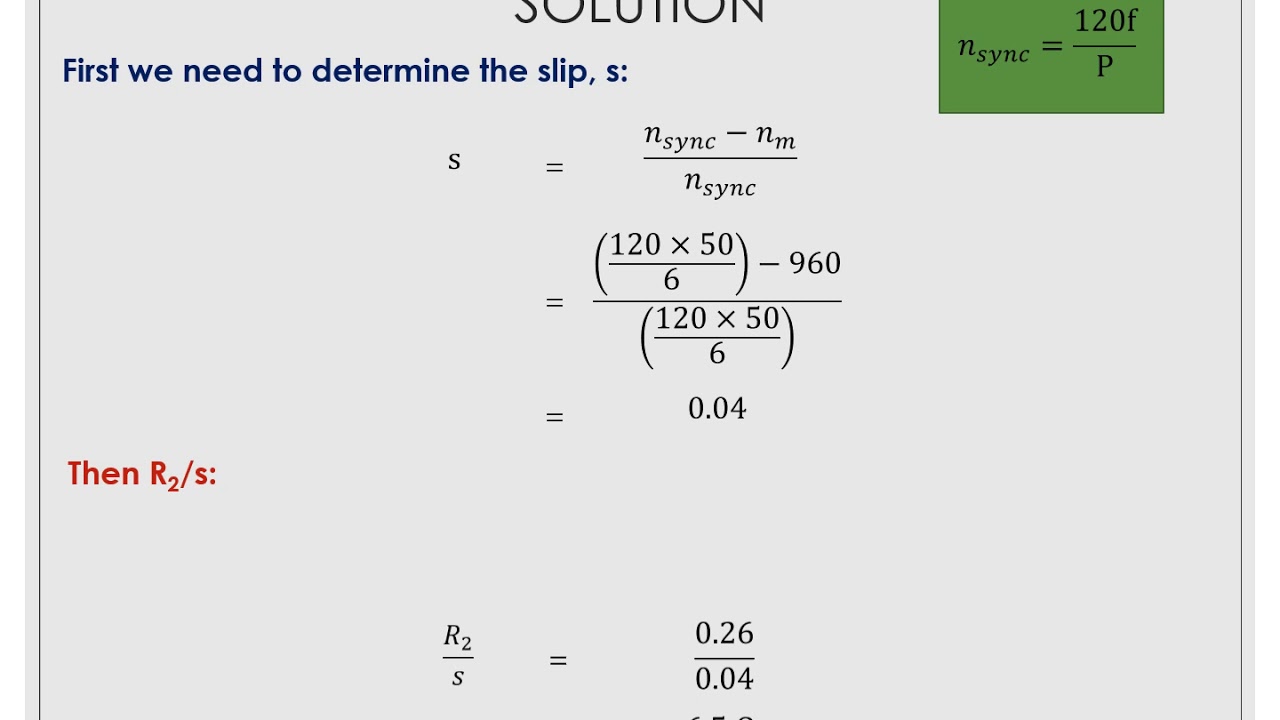 Tutorial on how to calculate the efficiency of an induction motor