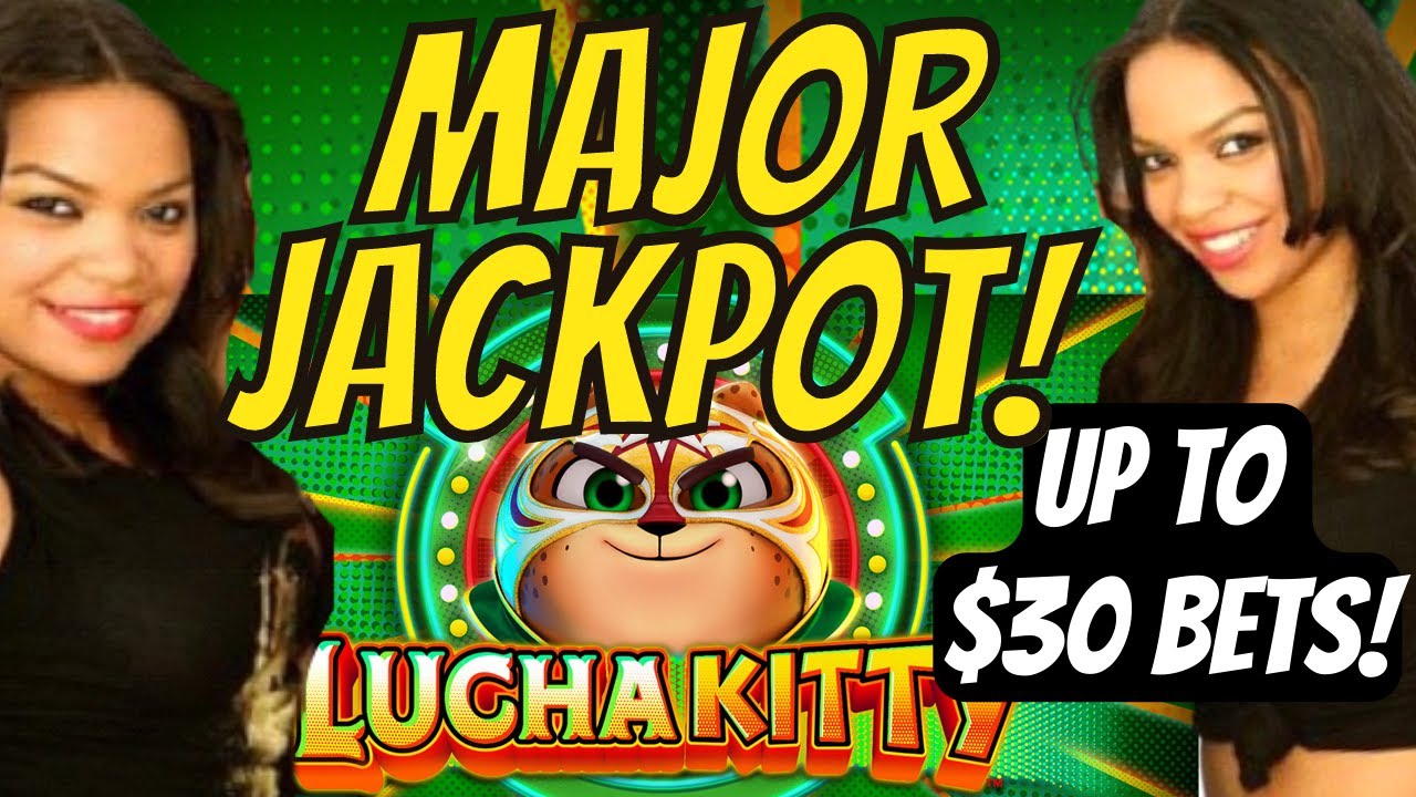 We WON over $3,000 on LUCHA KITTY Slot Machine! A MUST SEE!