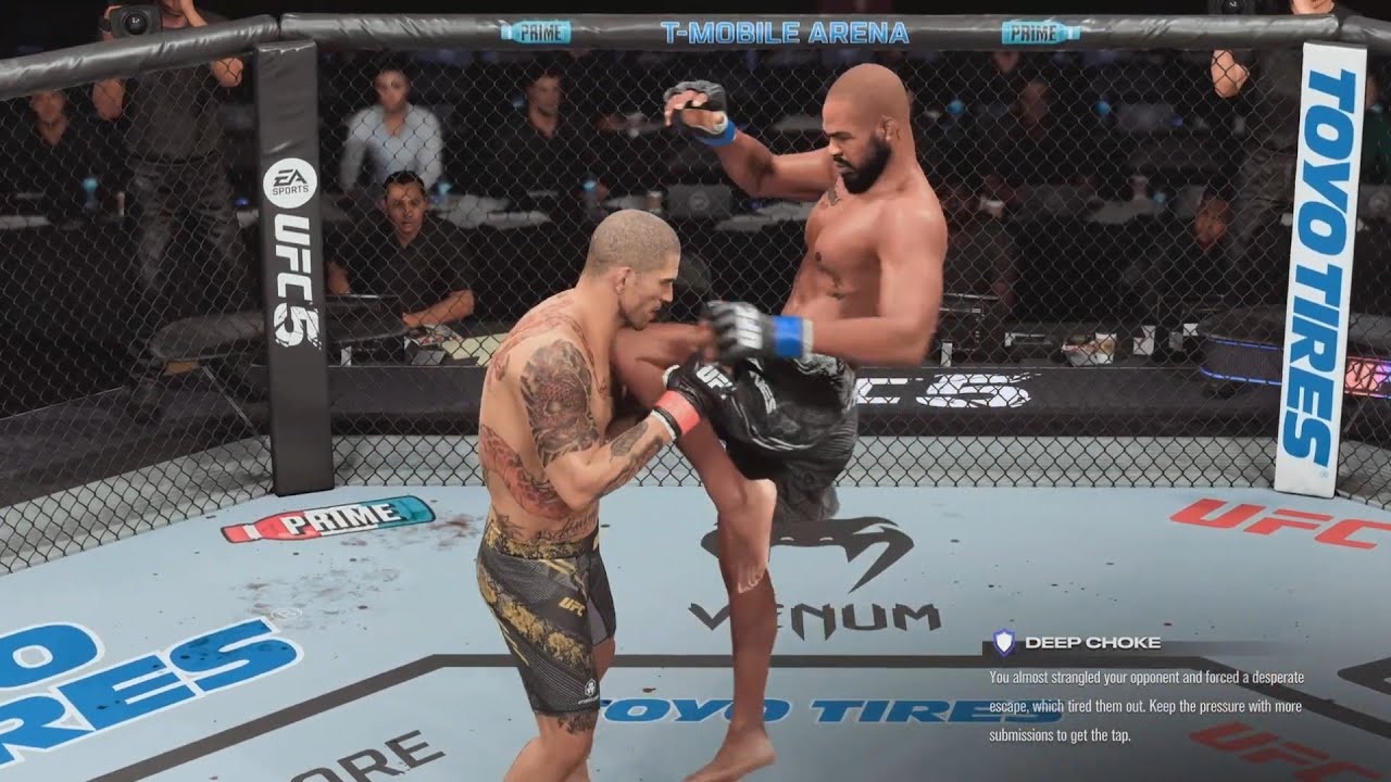 INSANE Knee Strike KO in UFC 5 | Brutal Finish 😱