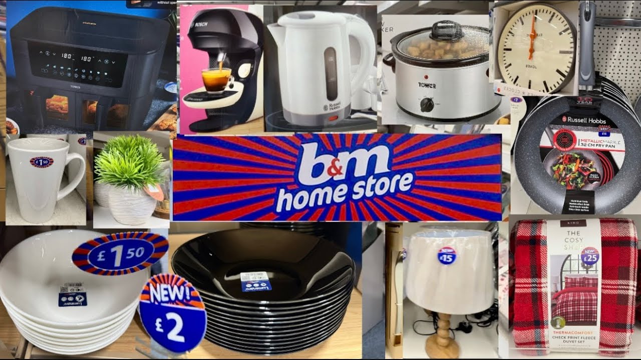 B&M Kitchen Appliances & Home Decor New Collection 2025 / Affordable Prices Store in UK . 