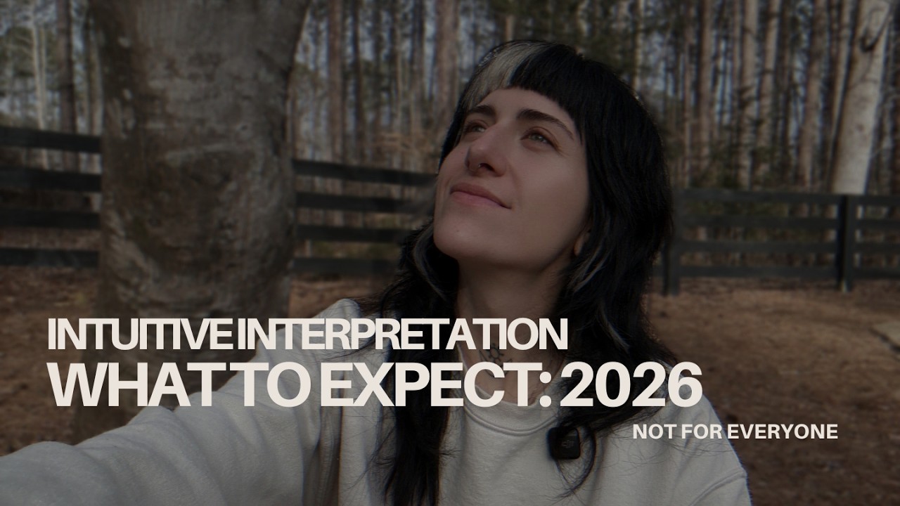 Practicing my intuition- what to expect 2026 (not for everyone)