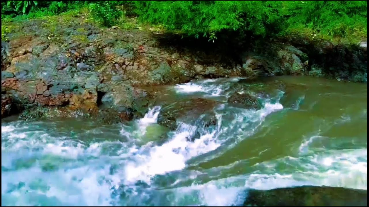 Relaxing River Sound calm water for sleep, stress relief, for yoga, for meditation