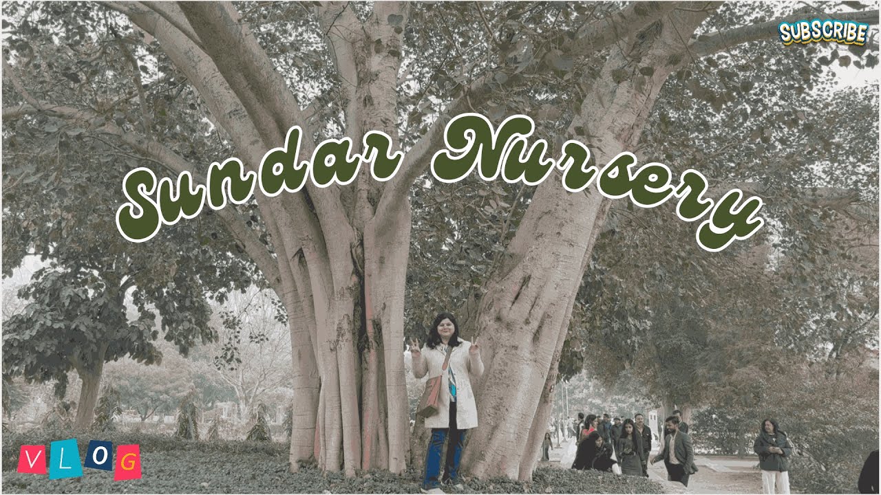 Sunder Nursery Delhi 🌸 | Beautiful Garden Tour with Nidhi & Family | Family Vlog
