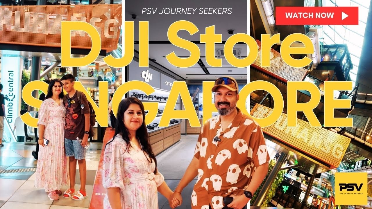 DJI Official Store Singapore Visit | Funan Mall | Buying DJI Osmo Nano with PSV Journey Seekers