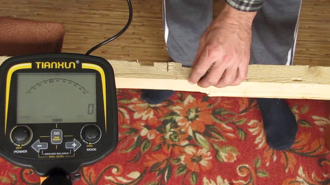 Тест прибора TX-850 на скорость отклика и разделения цели.Test device TX-850