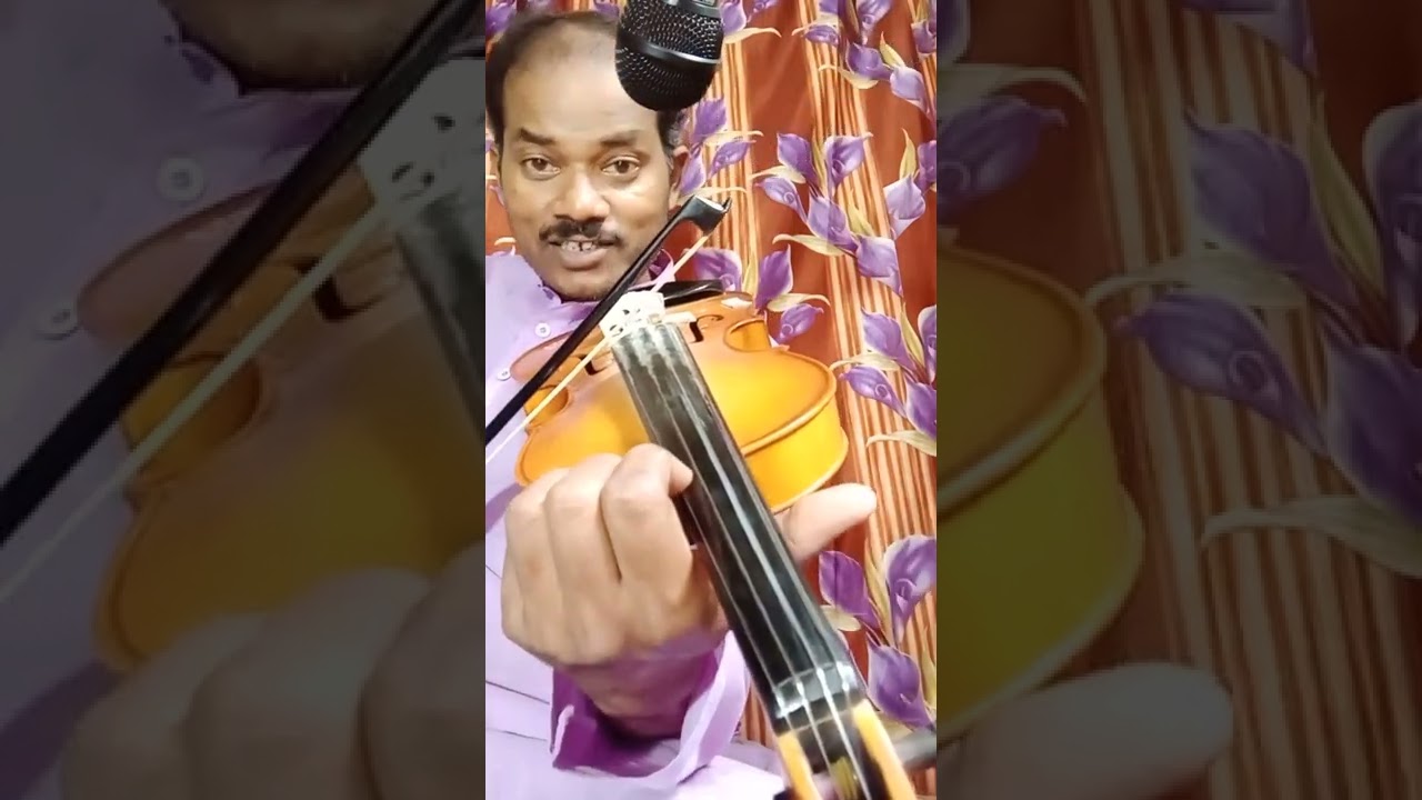 # Violin tutorial #Tujhe dekha to ye jaana sanam, by Gouranga Mallik.