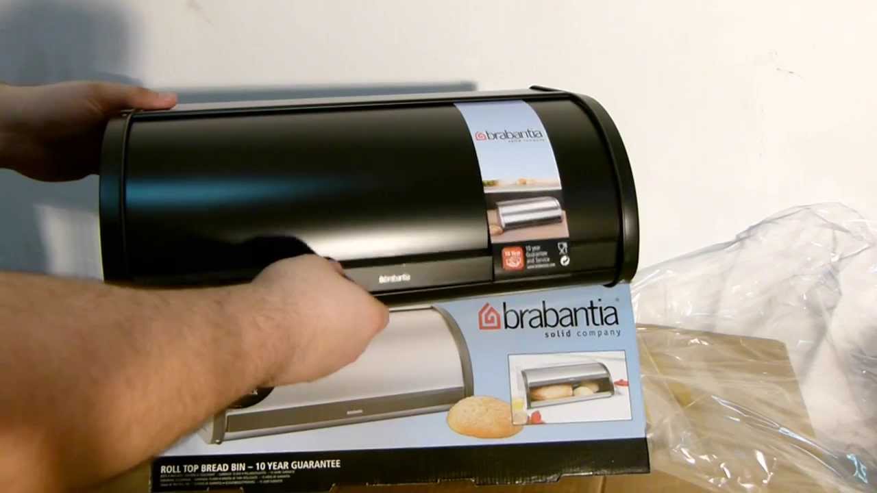 BRABANTIA - CHLEBAK POJEMNIK NA PIECZYWO CZARNY - WYPUKŁY 333460 - www.kupujez.pl