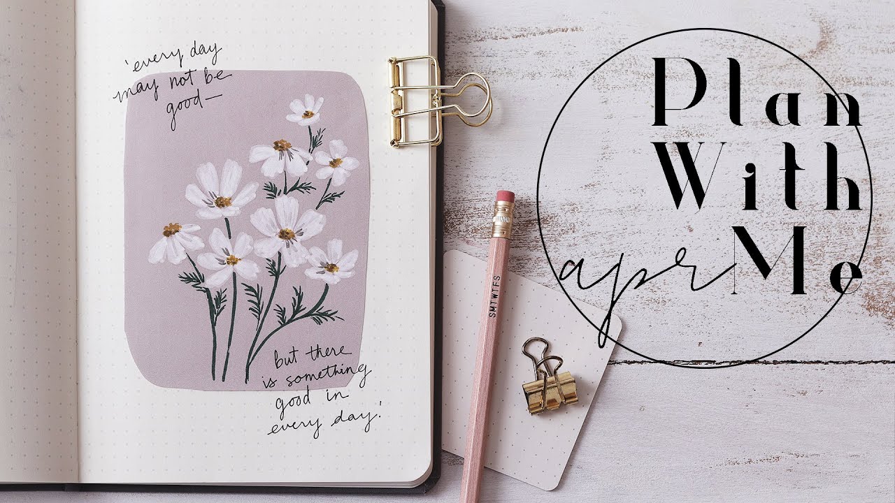 Plan With Me | April 2020 Bullet Journal Daisy