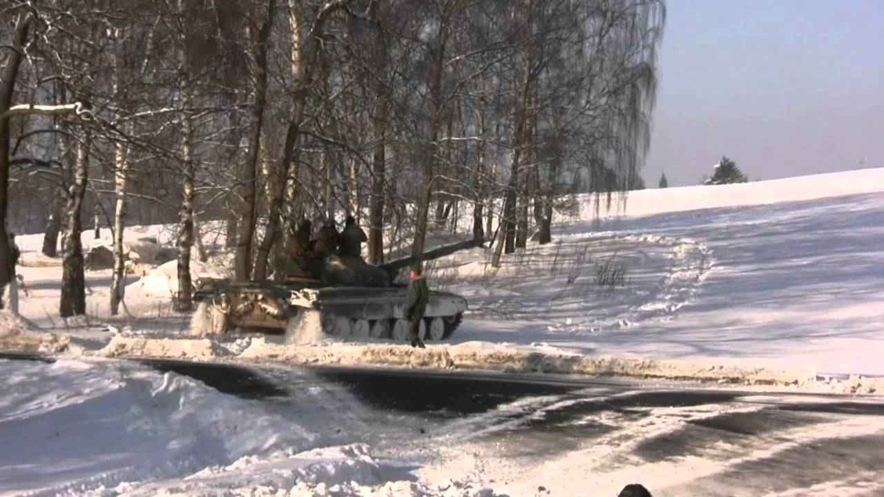 Winterspass mit T-72 und T-55