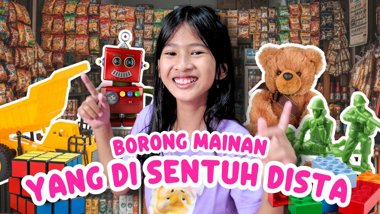 DISTA NEKAD BORONG MAINAN DI WARUNG!! #viralvideo 