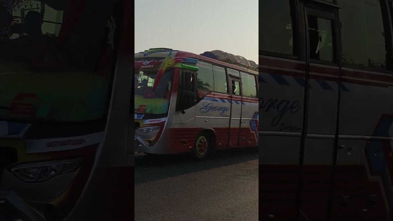 Megha Travels🧳🥰 Bus The Executive Coach🥰 Quality Driving🥰🙏 on Highway 🛣️ #lili #shorts #short #bus